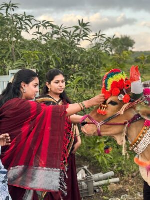 Vishnupriya sainath pathade patil Instagram - तुम्हाला आणि तुमच्या परिवाराला
बैल पोळ्याच्या खूप खूप शुभेच्छा!!