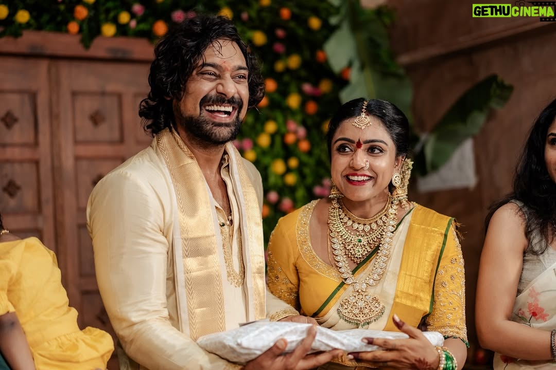 Vithika Sheru - 195.7K Likes - Some dreams are born in childhood and stay alive in your heart forever… My Gruha Pravesham is one such dream, and today, by God’s grace, I’m living it. 🏡

This home is not just walls and interiors, it’s my years of hard work, prayers, and blessings from my loved ones. Truly feeling grateful, blessed, and overwhelmed with happiness.

A huge thank you to every single soul who made this occasion so special from the beautiful décor, to our lovely outfits, jewelry, and to the incredible photography team who captured every emotion so beautifully. ❤️🙏

This is not just my achievement, but a celebration of everyone who stood by me, supported me, and added their touch of magic to this dream.

Feeling truly blessed to step into this new chapter of life with gratitude in my heart and love all around. 
.
.
Photography- @teamartviewworks 
Decor - @taraevents_ 
Outfits - @srikrishnasilk 
Jewellery- @umgnaveengold