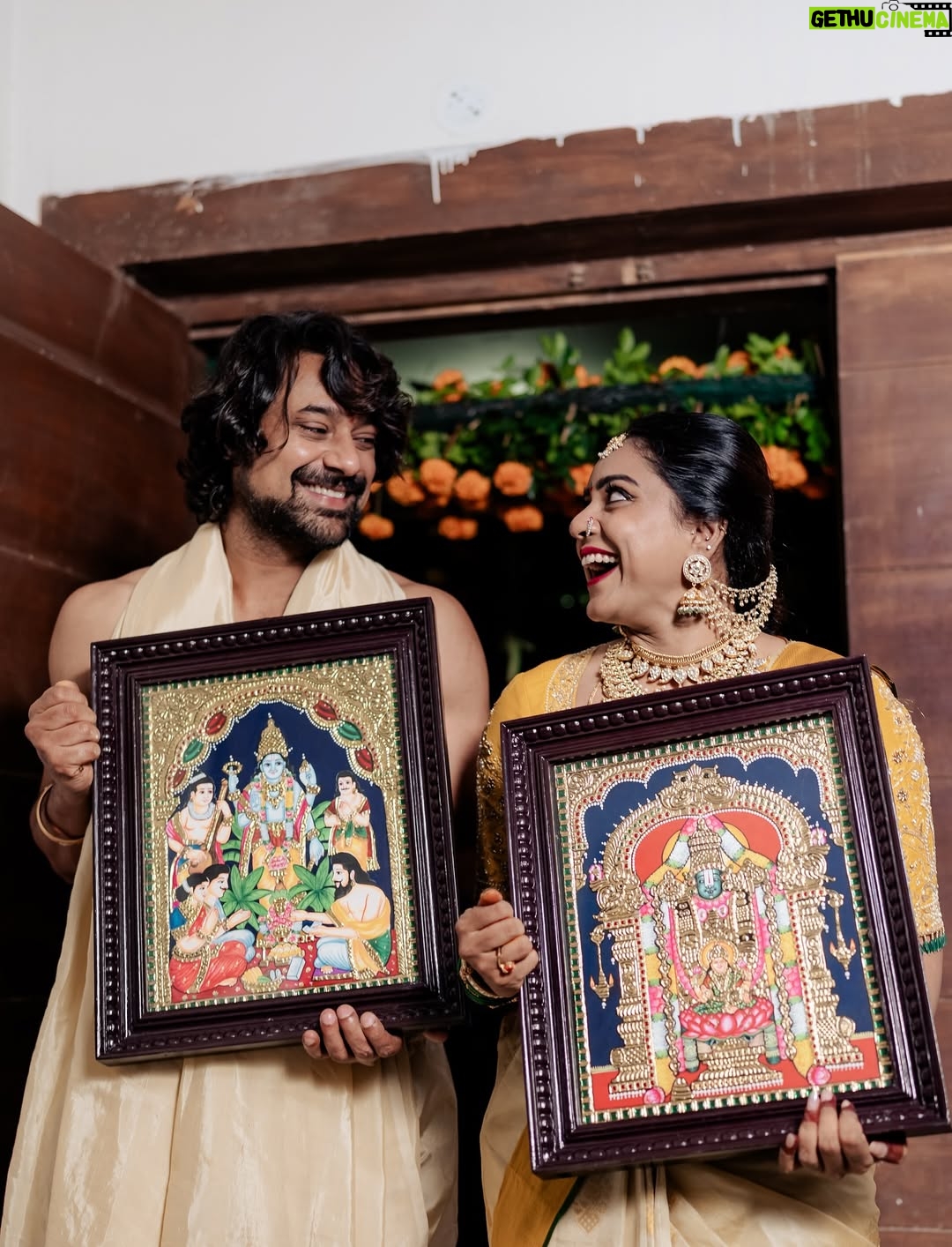 Vithika Sheru - 458.1K Likes - మనసు నిండా ఆనందంతో, నా కలల ఇంటి గృహప్రవేశం❤️
.
.
.
Photography- @teamartviewworks 
Decor - @taraevents_ 
Jewellery - @umgnaveengold 
Outfits designed by - @srikrishnasilk 
M&H - @satishmakeupartist
Frames Designed by - @sri_gayatri_pooja_stores