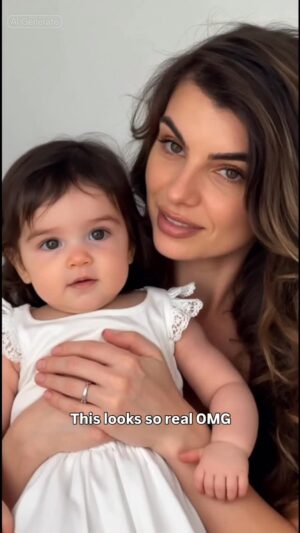 Yanina Mak Instagram - I can’t tell the difference.. 🥲
#ai#aifilter#baby#womensupportingwomen #trending