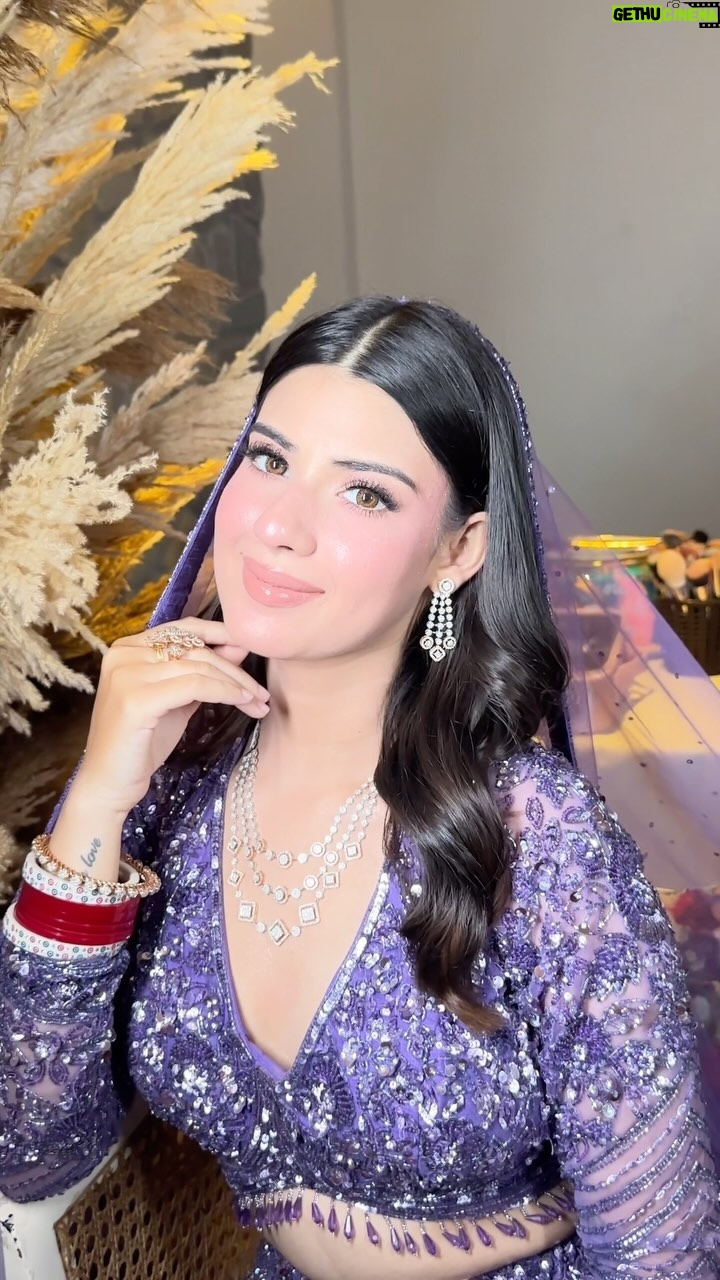 Yashika Anand - 1.2K Likes - 💜💜 @makeupbykajalkdhall 
@hairstylebypoojadiwakar
@nilibarludhiana 

.
.
.

.

.

.

#trendingreels #explorepage #beautiful #blogger #video #reelsinstagram #viral #instagood #instafashion #instagram #cute #girl #punjabi  #brand #travel #couple #love #bride #wedding #trend