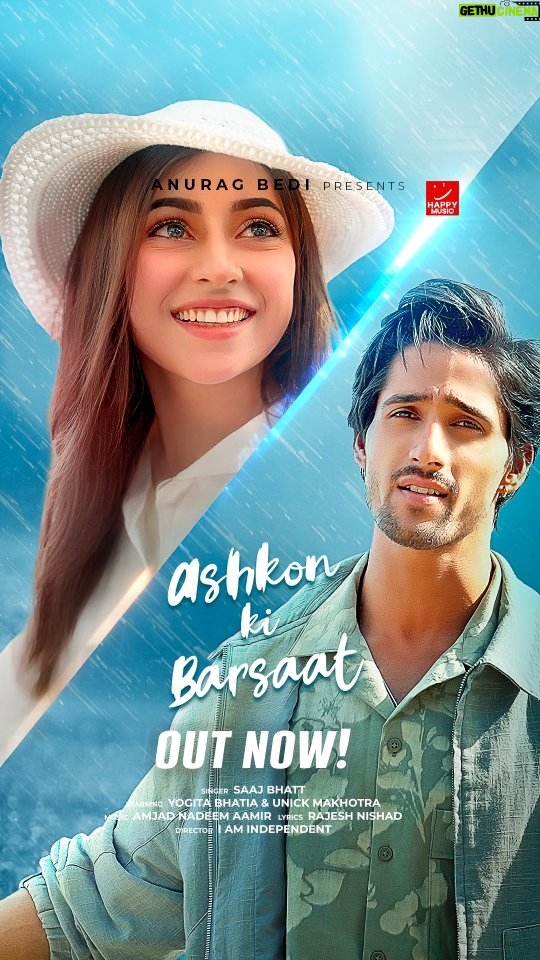 Yogita Bhatia - 11.3K Likes - Let your heart feel every drop… 💔 #AshkonKiBarsaat is out now!

@anuragbedii @saaj__bhatt @yogitabhatia04 @unickmalhotra @amjadnadeemaamir @iamindependentworld @ramjigulatiofficial