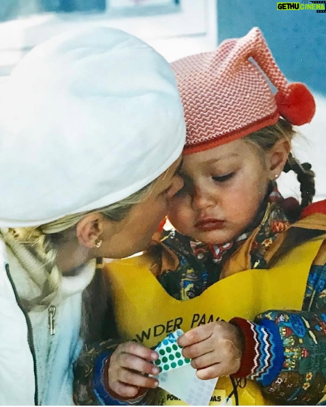 Yolanda Hadid - 256.5K Likes - 💛Happy birthday to my big girl….

Thirty years went by in a flash, 10,950 days to be exact but there hasn’t been one day without you on my mind……

As you know giving birth to your first born is life changing,  it really marks the first day of the rest of your life as you transition from womanhood into the blessing of motherhood. 

Today is your special day and I want to say thank for choosing me to be your mommy and for all the love, light and reflection you have brought into my life…..

When I look at pictures of our journey I feel so much gratitude for the incredible memories we have created together….
You just crack me up with the biggest smile because no matter what I threw at you, you would go for it without hesitation. 
Wether it was skiing, horseback riding, surfing, skating, para sailing
It was never too big, too high or too fast. You were magically fearless…. 
and that extraordinary courage and determination shines through in everything you do in life.

I love you, I treasure you and I’m so proud of the woman that you are, my biggest joy is watching you do motherhood. 
Your love and passion for khai fills my heart with so much pride. Thank you for sharing this most precious gift of life with me.

I hope you are having the best birthday, Enjoy your special day, you deserve all the happiness in the world.” I can’t wait to celebrate with you soon🌻