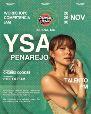 Ysa Penarejo Instagram - Ysa Penarejo 🇺🇸| Nuestra 3er TALENTO confirmada para Prelude México 2025 🙂‍↔️🔥❤️

Co-directora de Choreo Cookies🍪🔥, ha trabajado con artistas como Full Circle Boys, DPR IAN y AESPA🤩

Estamos muy emocionados de contar con un LINEUP de TALENTOS muy asombrosos❤️‍🔥 (y faltan más por revelar 🫠)

Aparta los WORKSHOPS con 500 pesos y líquidas después🙌🏻✨ (Manda dm para preguntar por los precios y etapas📲) 

Prelude México Dance Competition:
Workshops, Jam y COMPETENCIA🏆
Del 28 al 30 de noviembre 2025!🗓️
En Tijuana, BC. MX🇲🇽
Hosted by @beatthebeatcrew🎧

#preludemexico #talento #tijuana #competencia #workshops #jam #beatthebeat