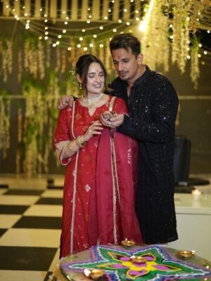 Yuvika Chaudhary Instagram - Happy Diwali everyone ā¤ļø