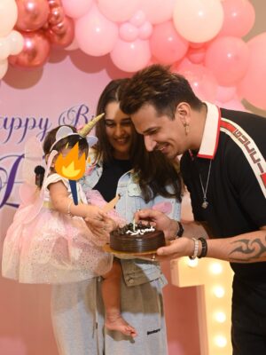 Yuvika Chaudhary Instagram - Happy birthday my baby doll @ekleennarula_ I love u so much my baby . U have changed my life with ur beautiful smile , papa apke liye sab kare ge apka sab say acha insaan banane ke kosish kare ge tah ke ap sab ko respect do or full roadie banai ge mera beti fighter bane ge mama ke jaan or papa ke life . Best time hota hai jab ap mummy or papa bolte ho sab ruk jata hai I love u my baby ā¤ļøā¤ļøā¤ļøā¤ļøā¤ļø