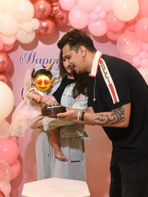 Yuvika Chaudhary Instagram - Happy birthday my baby doll @ekleennarula_ I love u so much my baby . U have changed my life with ur beautiful smile , papa apke liye sab kare ge apka sab say acha insaan banane ke kosish kare ge tah ke ap sab ko respect do or full roadie banai ge mera beti fighter bane ge mama ke jaan or papa ke life . Best time hota hai jab ap mummy or papa bolte ho sab ruk jata hai I love u my baby ā¤ļøā¤ļøā¤ļøā¤ļøā¤ļø