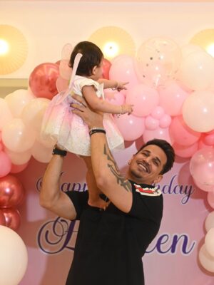 Yuvika Chaudhary Instagram - Happy birthday my baby doll @ekleennarula_ I love u so much my baby . U have changed my life with ur beautiful smile , papa apke liye sab kare ge apka sab say acha insaan banane ke kosish kare ge tah ke ap sab ko respect do or full roadie banai ge mera beti fighter bane ge mama ke jaan or papa ke life . Best time hota hai jab ap mummy or papa bolte ho sab ruk jata hai I love u my baby ā¤ļøā¤ļøā¤ļøā¤ļøā¤ļø