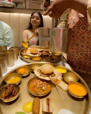 Zoya Humayun Instagram - @maharajabhogmumbai
Represent the rich cultural heritage worldwide, offering royal feast of diverse Indian food ❤️
Thank you Founder and Managing Director Ashish Maheshwari sir for Inviting 🥰
#zoyahumayun09 #zoyahumayun #maharajabhog #rajasthan #rajasthaniculture❤️💕 #rajasthan #food #maharajabhogindia