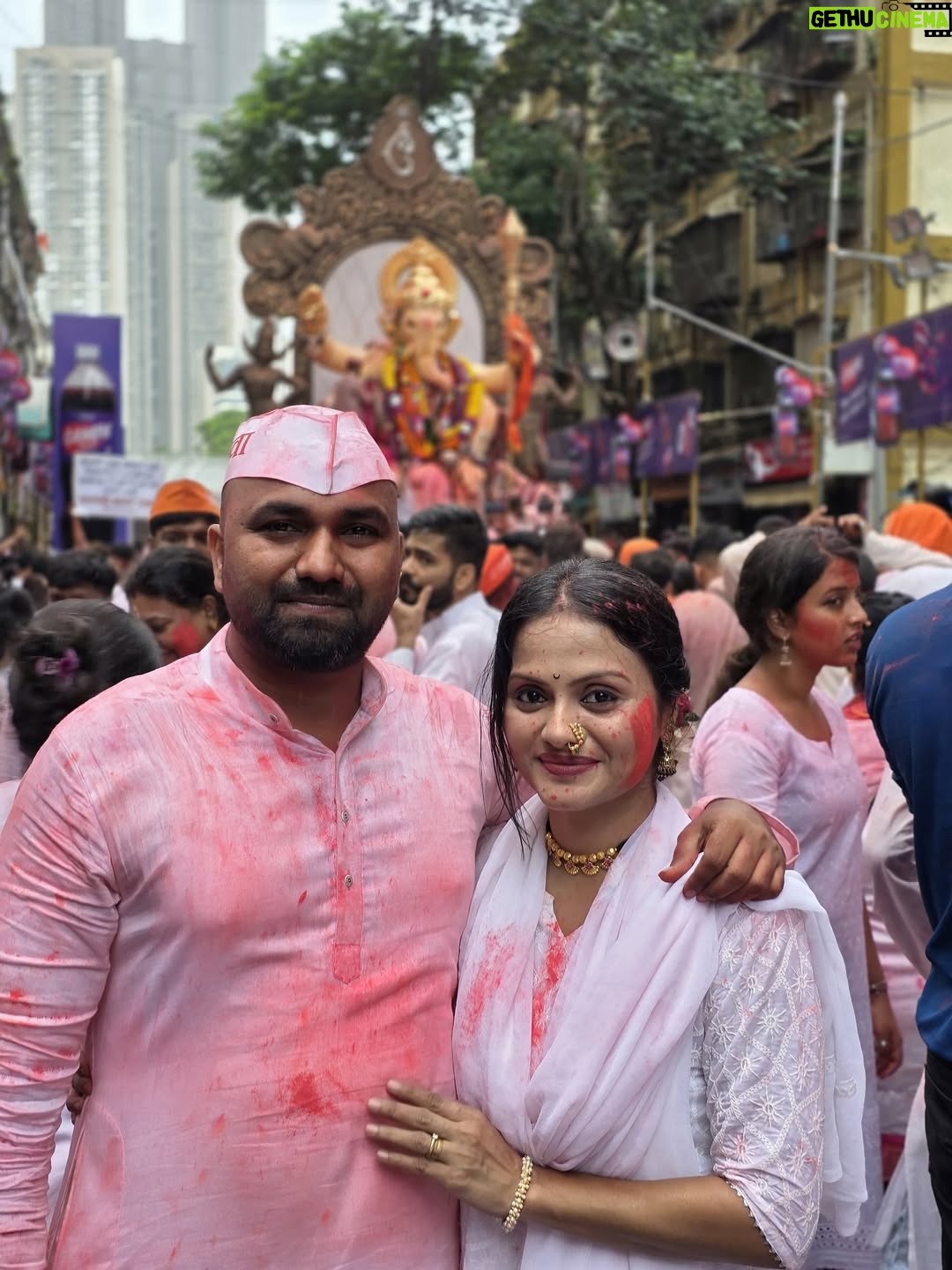 ankita bhagat - 9.1K Likes - बाप्पा चाले गावाला 🥺 पुढच्या वर्षी लवकर या 🙏🏻❤️🥹