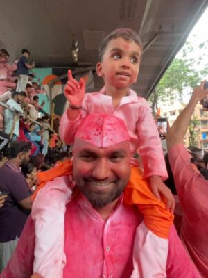 ankita bhagat Instagram - बाप्पा चाले गावाला 🥺 पुढच्या वर्षी लवकर या 🙏🏻❤️🥹