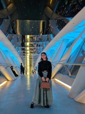 ankitaa Chauhan Instagram - Some pictures from the 99th floor š Riyadh City looks beautiful from the Sky Bridge ā¤ļø