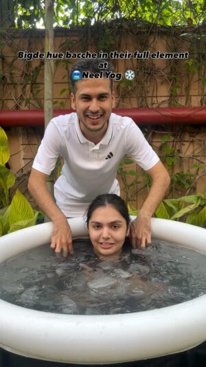 anshika singh Instagram - Proof that even yoga & ice bath can’t calm us down 🌿📿
.
.
.
.
.
.
#icebath #wimhofmethod #wimhof #coldtherapy #fitness #coldexposure #recovery #breathwork #coldwatertherapy #wellness #coldwater #coldplunge #health #breathe #meditation #sauna #iceman #cryotherapy #cold #icebaths #ice #nature #yoga #mindset #coldwaterimmersion #biohacking #mindfulness #motivation #coldshower #whm