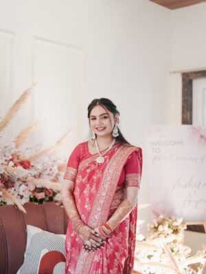 anshika singh Instagram - Surrounded by flowers, family, and forever vibes 🌸💍 @ag.5811