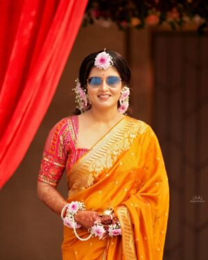 chandra Chakraborty Instagram - গায়ে হলুদ || Haldi Ceremony
#weddingday #Haldi #bengaliwedding @sacredshaadi @bridesofbengal_wmg