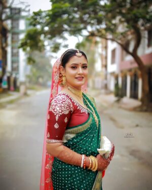 chandra Chakraborty Instagram - Reception Story ♥️
@sacredshaadi @bridesofbengal_wmg #bengalimarriage