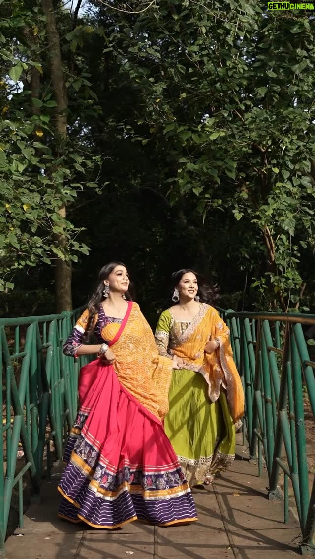 geetika bisht - 9.4K Likes - Serving looks and lehengas👭
With this beautiful lady @pooja.barde 
Wearing @rentyourrunway_ 
Makeup @makeupartist.rishika 
Shot captured @____krishna__sharma_ 
.
.
#foryou #reels #garba #navratri #explorepage #lehnga #abhivyakti #garbadress #beauty #fashiongram #makeup #content #explore #fashion #style #traditional #radha #song #fypシ #instadaily #reelsinstagram #love #navratrivibes