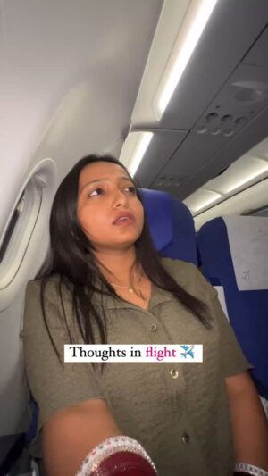 monalisha ghosh Instagram - Flight mein aise thought ku aate h🥹
Tag your friends jo aise sochta h😅
Follow @the_thoughtful_girl_
#funny #comedy #viral #trending #flight #areoplane #travel #trip