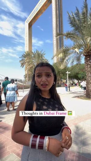 monalisha ghosh Instagram - Dubai Frame 🖼️
Tag your Dubai Friends✅
#funny #comedy #viral #trending #dubai #dubaiframe #uae #thoughts #reelitfeelit #reelsinstagram