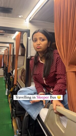 monalisha ghosh Instagram - Sleeper Bus mein Travel kiya hai?
Tag your friends ✅
#funny #comedy #reels #viral #bus #travel #reelitfeelit