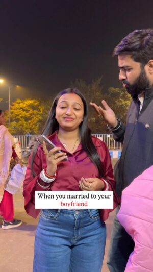 monalisha ghosh Instagram - Boyfriend se husband Tak ka safar 😅
Tag your boyfriend/husband✅
#funny #comedy #viral #trending #wedding #husband #wife #couple