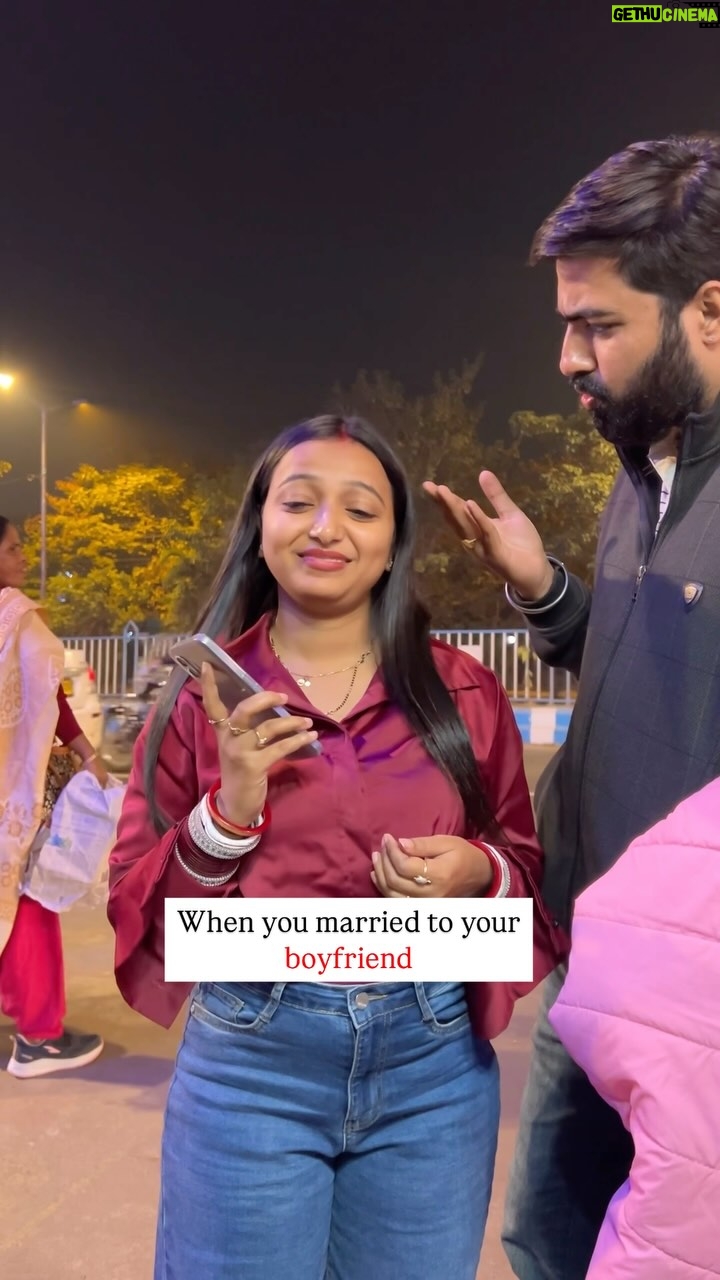 monalisha ghosh - 120.1K Likes - Boyfriend se husband Tak ka safar 😅

Tag your boyfriend/husband✅

#funny #comedy #viral #trending #wedding #husband #wife #couple