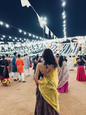 netri nisarg trivedi Instagram - Day 3! 
Did garba hopping and over exerted myself…
Stay hydrated ! 
Pc @naamkaengineer_144
