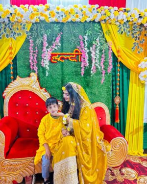 sakina khan Instagram - Haldi ceremony 💛
#haldi #haldiceremony #hadi💛