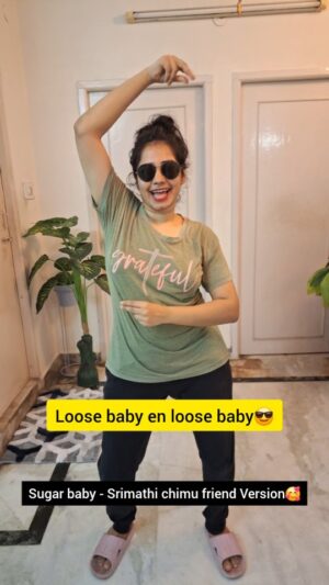 srimathi chimu Instagram - Sugar baby Friendship version By srimathi chimu 🥰 Tag her !
Lyrics and singing By me😁