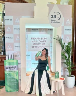 tanaya Gupta Instagram - For the launch of @dermafique by @itcgrandcentral
What a beautiful and eventful afternoon it was!
Wearing: @myluluandsky