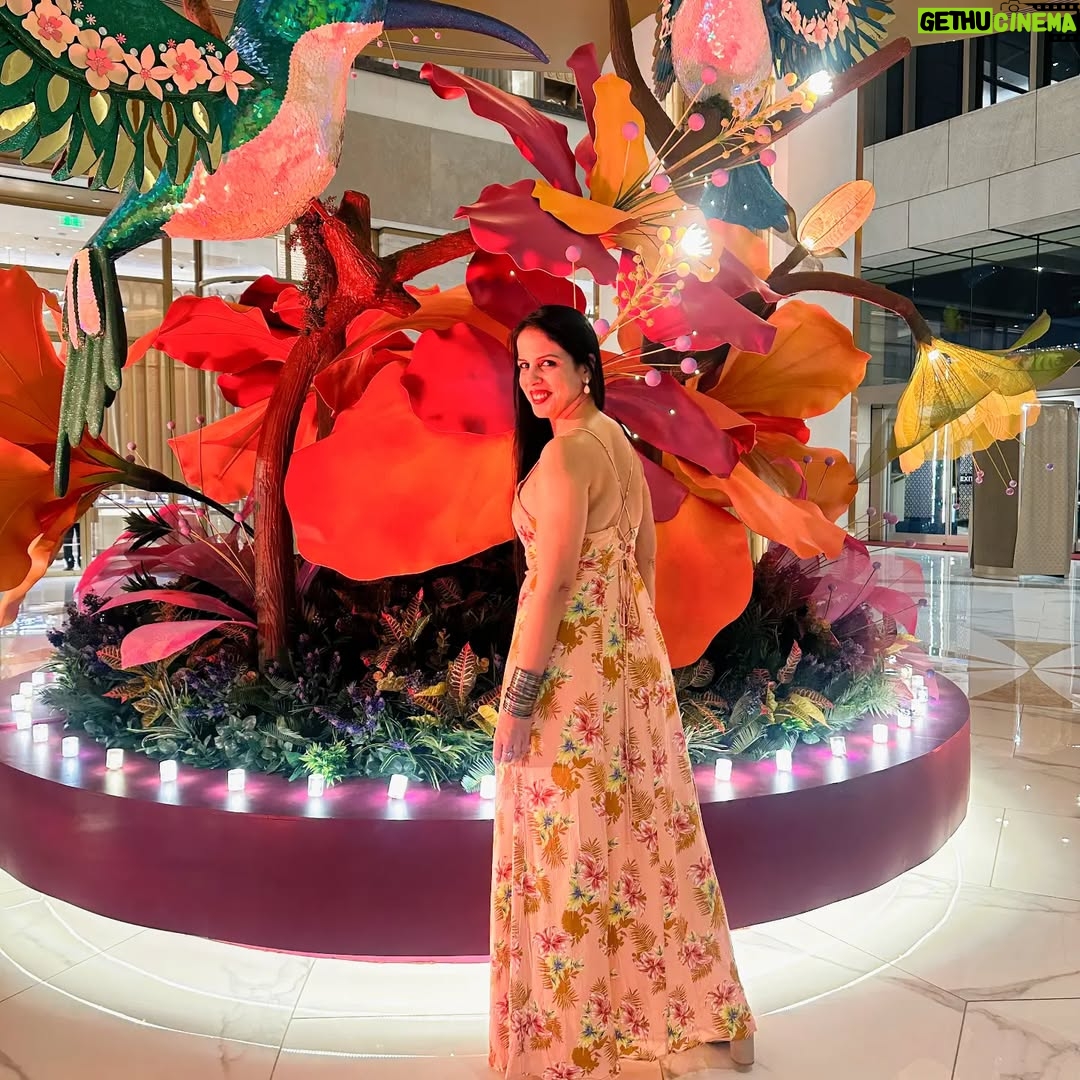 tania suri - 3 Likes - Ready to be serenaded ;) 

Photo taken and edited by my beautiful @kanishamalhotraofficial

Spring Serenade, Jio World Drive, Flower Power