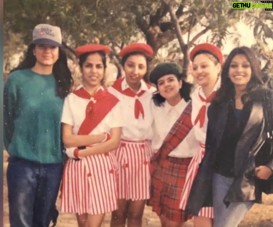 tania suri - 3 Likes - Two photographs almost 30 years apart but the friend remains.. 

The JMC gang forever.. love these girls and so so so very proud of each of them ❤️ 

#collegefriends #blessed