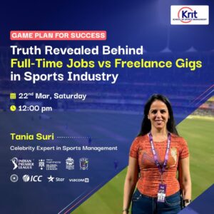 tania suri Instagram - Want to build a successful career in sports management? 🏆
Join our exclusive webinar with Tania Suri, a renowned Sports Management Expert, as we uncover the truth behind Full-Time jobs vs. Freelance Gigs in the Sports Industry ⚡️
Gain insider insights from top leagues like IPL, ICC, ISPL, and more to make informed career decisions 🎯
Register now: link in bio
Secure your spot now! 🚀