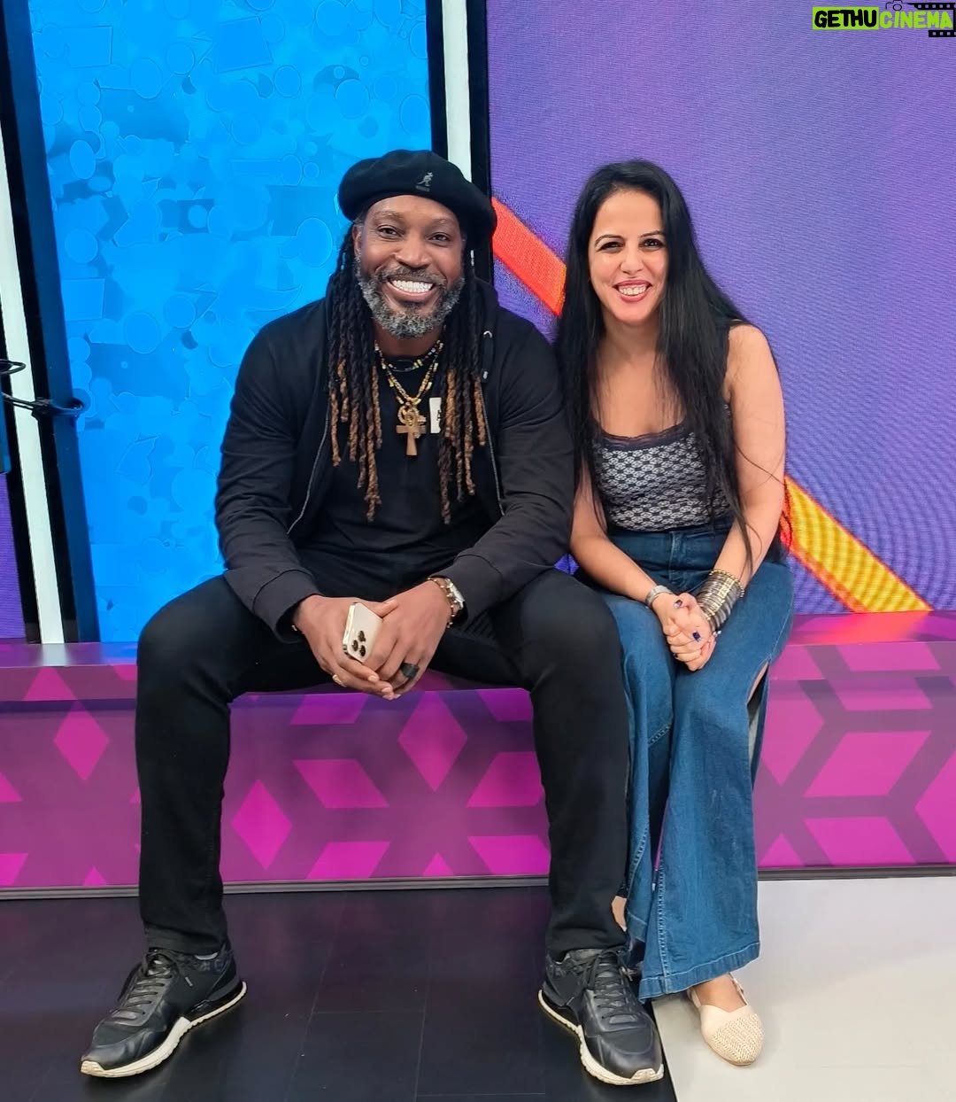 tania suri - 3 Likes - One with the boss, Universal Boss 🤟

@chrisgayle333 

#throwback #ipl2023 #iplonjiocinema #funtime