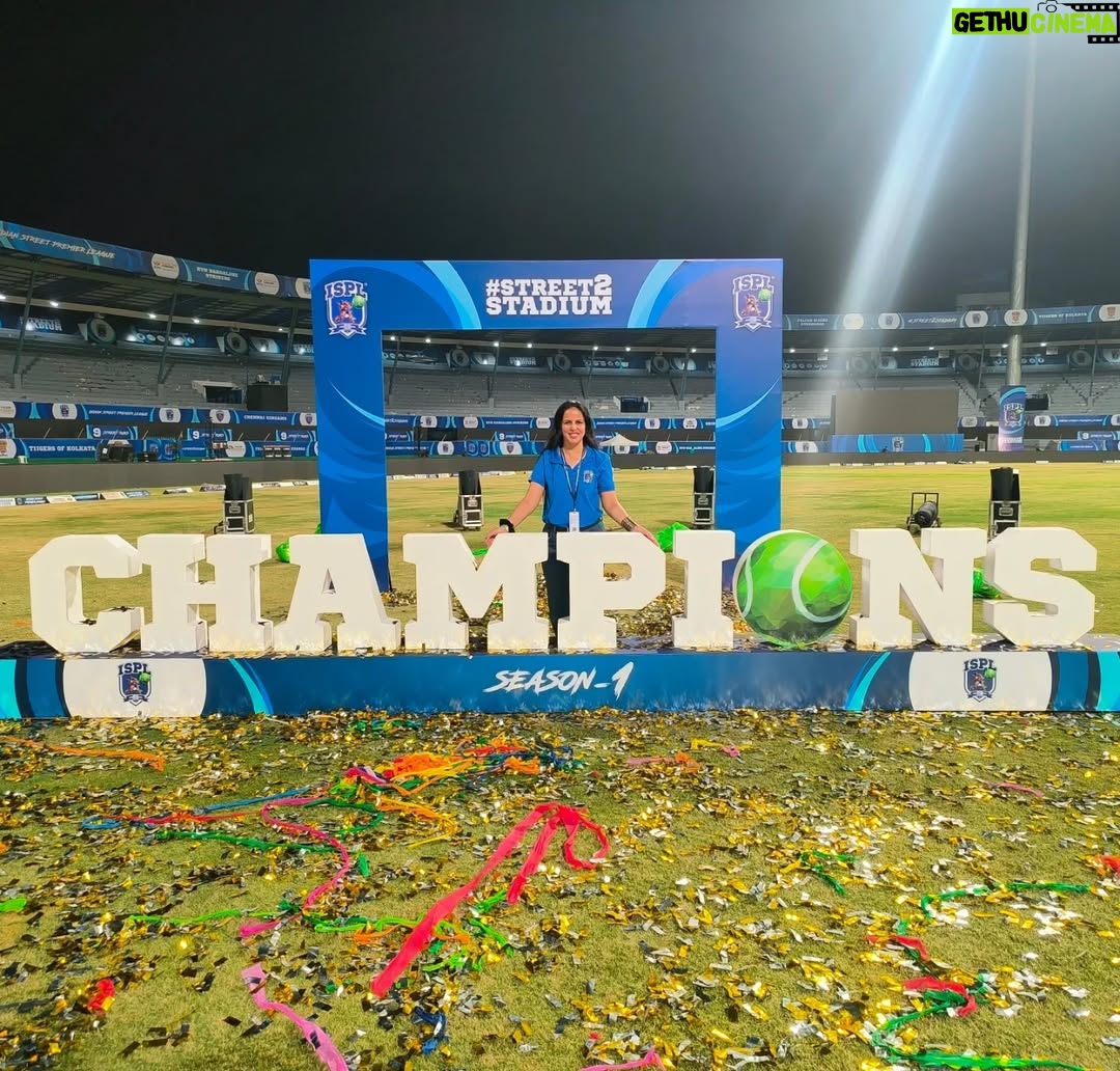 tania suri - 3 Likes - Another one done and dusted 🤠

I joined the @ispl_t10 team literally a day before they started the onsite office at the Thane Stadium 

It has been a rollercoaster 15 days culminating in a mad final day yesterday but boy has this been an experience

Thank you @vik_as_chand for pushing and getting this sorted for me last min

@prashantmishra161287 you are incredible and am glad to have worked with you.. have definitely found a friend for life 🤗

The incredible team I got to work with including the young guns from IISM, thanks for this incredible experience.. you know who you are and I wish you all the best 

We pulled off something that at times seemed impossible coz of what we were working with and the time on hand but boy did we do well.. a big shout out to our incredible vendors who helped us through and through 

On to the next one knowing this one will always remain special 🙏

#isplt10 

Cricket, Thane, tennis ball cricket