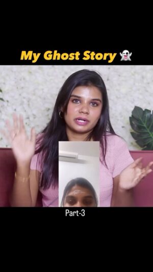 Aarthi Chandran Instagram - My Ghost Story👻 Part-3👺Watch Full video on my Youtube channel ☠️ 
Channel Name: Mable Aarthi
A kutty glimpse of what my subscribers send me or put me through 😶‍🌫️😫🚶‍♀️

#makeupaddict #reelsinstagram #reels #makeuptutorial #makeupartist #tamilreels 
 #reels #feelitreelit #reelsinstagram #tamilreels #gowiththetrend #tamil #influencer #funny #ghost #ghoststories #readingsubscribersghoststories