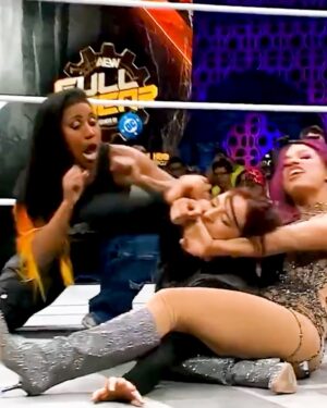 Adrienne Palmer Instagram - @MercedesMone & @CallMeKrisStat BRAWL before their Full Gear matchup!

Catch the replay of Fright Night #AEWDynamite streaming on @HBOMAXSports!