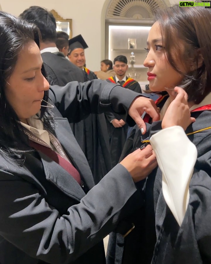Alisha Rai - 32.3K Likes - Officially IMBA Graduate 🧿 
My first day at college before admission was guided by my absolute favorite human @budhathokisulav sir and dearest @medhabhattarai who is one of the kindest i have ever met. Being the unexpressive person that i am(which i am still working on) i only said “thank you sir, i am grateful” when in reality, if feelings could speak it would be so much more. I wish our country had more of @budhathokisulav sir, the absolute power house & i am so grateful that i am proudly the Alumni of ING Institude “Herald College” engraved with never giving attitude that comes with ING DNA 🤭. Also, for the 1st time in my life, I enjoyed studying. There was no parrot reading & everything was so practical & fun. I didn’t know academic studies could be fun too. Managing my time for academics was made absolutely easy because of the easy manageable schedules in morning & i could keep the works during the day. No pressure of parrot reading line by line but simply understanding the core of the subject matter with fun filled activities, events, and consistent guidance of tutors. Not even exaggerating, had the best academic experience ever!! Of course, my life is here and there. My personal businesses, shoots, theater in between, my abroad schedules, etc. Thesis was definitely not easy but thanks to my friends & teachers for your constant guidance. I am truly grateful to my parents for always supporting & loving me unconditionally. To all my well wishers, prayers do work🥰 & thank you for always praying and keeping me on your thoughts. Forever in your debt.🥰