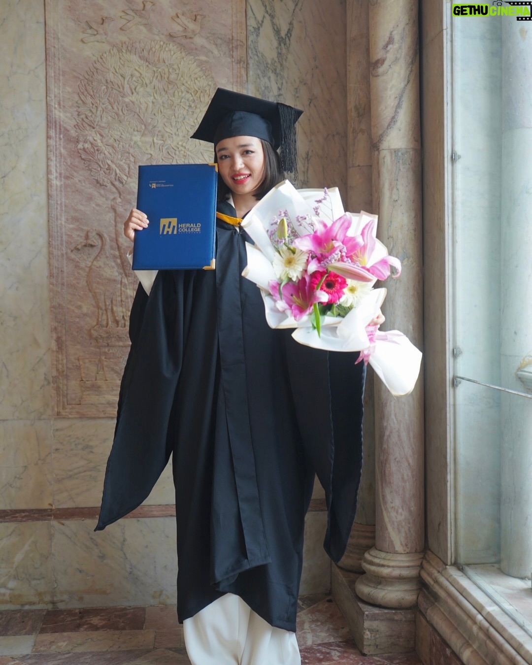 Alisha Rai - 32.3K Likes - Officially IMBA Graduate 🧿 
My first day at college before admission was guided by my absolute favorite human @budhathokisulav sir and dearest @medhabhattarai who is one of the kindest i have ever met. Being the unexpressive person that i am(which i am still working on) i only said “thank you sir, i am grateful” when in reality, if feelings could speak it would be so much more. I wish our country had more of @budhathokisulav sir, the absolute power house & i am so grateful that i am proudly the Alumni of ING Institude “Herald College” engraved with never giving attitude that comes with ING DNA 🤭. Also, for the 1st time in my life, I enjoyed studying. There was no parrot reading & everything was so practical & fun. I didn’t know academic studies could be fun too. Managing my time for academics was made absolutely easy because of the easy manageable schedules in morning & i could keep the works during the day. No pressure of parrot reading line by line but simply understanding the core of the subject matter with fun filled activities, events, and consistent guidance of tutors. Not even exaggerating, had the best academic experience ever!! Of course, my life is here and there. My personal businesses, shoots, theater in between, my abroad schedules, etc. Thesis was definitely not easy but thanks to my friends & teachers for your constant guidance. I am truly grateful to my parents for always supporting & loving me unconditionally. To all my well wishers, prayers do work🥰 & thank you for always praying and keeping me on your thoughts. Forever in your debt.🥰