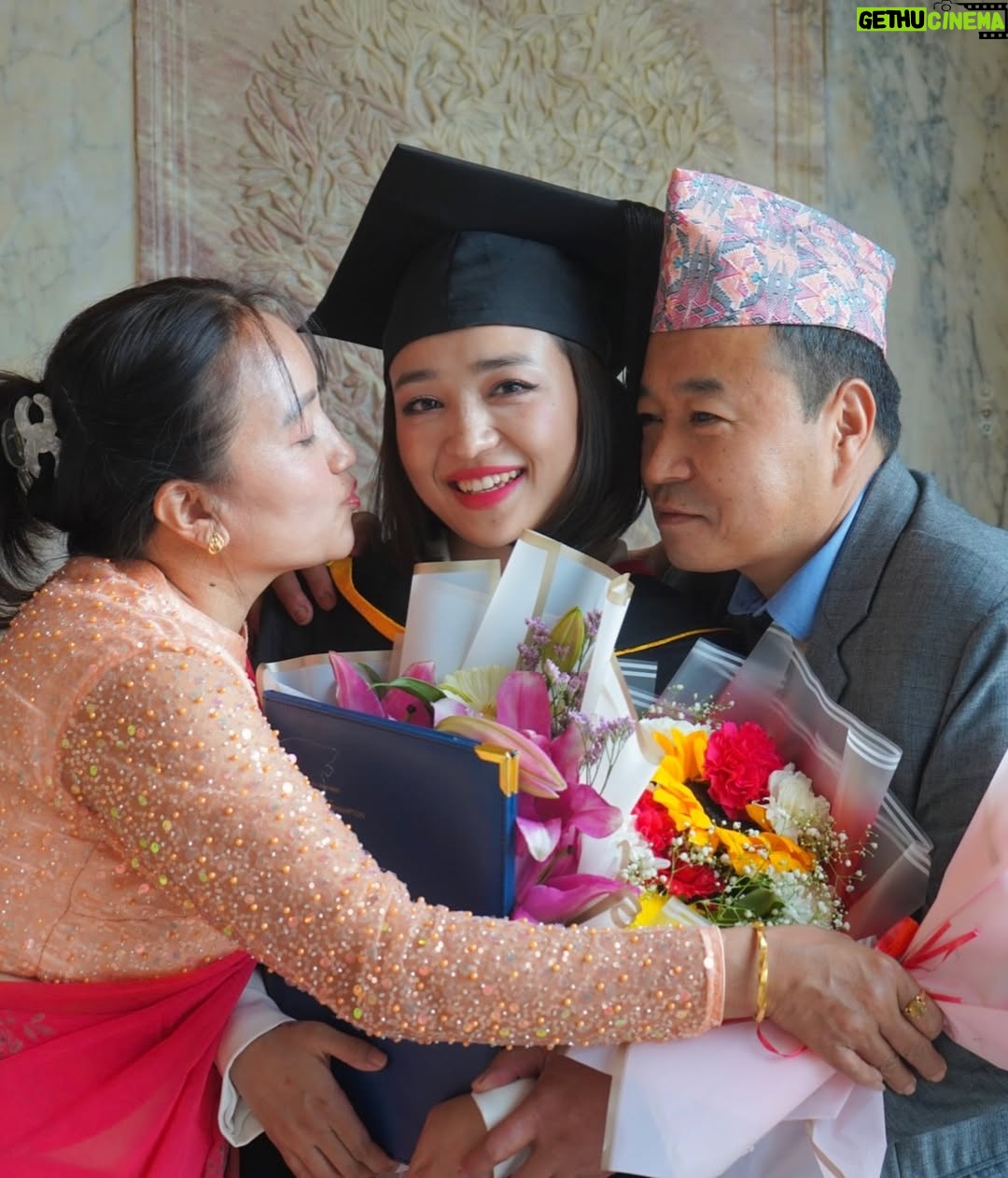 Alisha Rai - 32.3K Likes - Officially IMBA Graduate 🧿 
My first day at college before admission was guided by my absolute favorite human @budhathokisulav sir and dearest @medhabhattarai who is one of the kindest i have ever met. Being the unexpressive person that i am(which i am still working on) i only said “thank you sir, i am grateful” when in reality, if feelings could speak it would be so much more. I wish our country had more of @budhathokisulav sir, the absolute power house & i am so grateful that i am proudly the Alumni of ING Institude “Herald College” engraved with never giving attitude that comes with ING DNA 🤭. Also, for the 1st time in my life, I enjoyed studying. There was no parrot reading & everything was so practical & fun. I didn’t know academic studies could be fun too. Managing my time for academics was made absolutely easy because of the easy manageable schedules in morning & i could keep the works during the day. No pressure of parrot reading line by line but simply understanding the core of the subject matter with fun filled activities, events, and consistent guidance of tutors. Not even exaggerating, had the best academic experience ever!! Of course, my life is here and there. My personal businesses, shoots, theater in between, my abroad schedules, etc. Thesis was definitely not easy but thanks to my friends & teachers for your constant guidance. I am truly grateful to my parents for always supporting & loving me unconditionally. To all my well wishers, prayers do work🥰 & thank you for always praying and keeping me on your thoughts. Forever in your debt.🥰