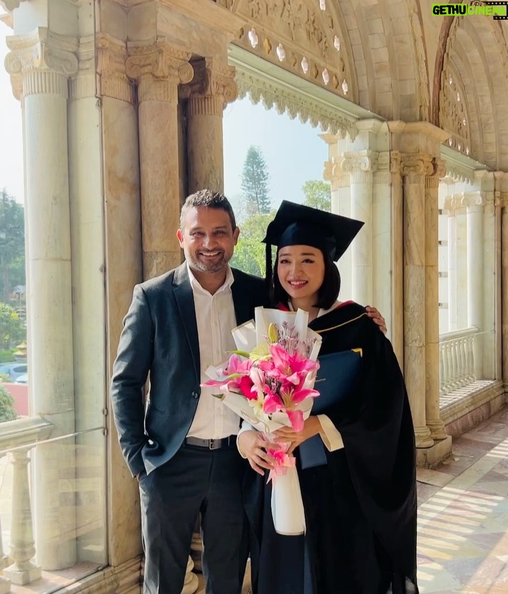 Alisha Rai - 32.3K Likes - Officially IMBA Graduate 🧿 
My first day at college before admission was guided by my absolute favorite human @budhathokisulav sir and dearest @medhabhattarai who is one of the kindest i have ever met. Being the unexpressive person that i am(which i am still working on) i only said “thank you sir, i am grateful” when in reality, if feelings could speak it would be so much more. I wish our country had more of @budhathokisulav sir, the absolute power house & i am so grateful that i am proudly the Alumni of ING Institude “Herald College” engraved with never giving attitude that comes with ING DNA 🤭. Also, for the 1st time in my life, I enjoyed studying. There was no parrot reading & everything was so practical & fun. I didn’t know academic studies could be fun too. Managing my time for academics was made absolutely easy because of the easy manageable schedules in morning & i could keep the works during the day. No pressure of parrot reading line by line but simply understanding the core of the subject matter with fun filled activities, events, and consistent guidance of tutors. Not even exaggerating, had the best academic experience ever!! Of course, my life is here and there. My personal businesses, shoots, theater in between, my abroad schedules, etc. Thesis was definitely not easy but thanks to my friends & teachers for your constant guidance. I am truly grateful to my parents for always supporting & loving me unconditionally. To all my well wishers, prayers do work🥰 & thank you for always praying and keeping me on your thoughts. Forever in your debt.🥰