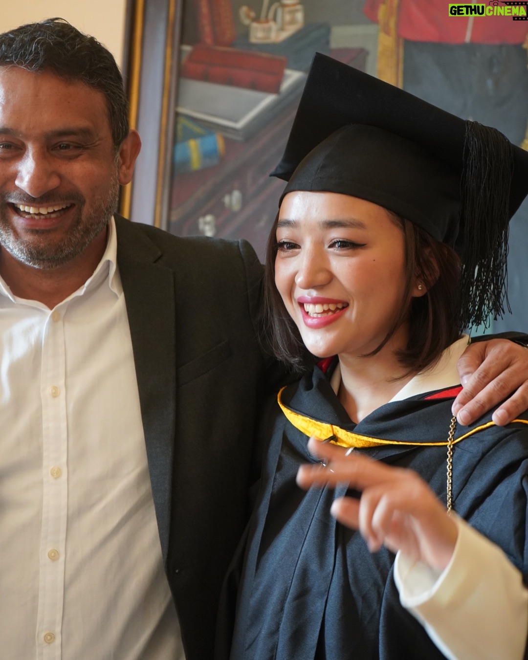 Alisha Rai - 32.3K Likes - Officially IMBA Graduate 🧿 
My first day at college before admission was guided by my absolute favorite human @budhathokisulav sir and dearest @medhabhattarai who is one of the kindest i have ever met. Being the unexpressive person that i am(which i am still working on) i only said “thank you sir, i am grateful” when in reality, if feelings could speak it would be so much more. I wish our country had more of @budhathokisulav sir, the absolute power house & i am so grateful that i am proudly the Alumni of ING Institude “Herald College” engraved with never giving attitude that comes with ING DNA 🤭. Also, for the 1st time in my life, I enjoyed studying. There was no parrot reading & everything was so practical & fun. I didn’t know academic studies could be fun too. Managing my time for academics was made absolutely easy because of the easy manageable schedules in morning & i could keep the works during the day. No pressure of parrot reading line by line but simply understanding the core of the subject matter with fun filled activities, events, and consistent guidance of tutors. Not even exaggerating, had the best academic experience ever!! Of course, my life is here and there. My personal businesses, shoots, theater in between, my abroad schedules, etc. Thesis was definitely not easy but thanks to my friends & teachers for your constant guidance. I am truly grateful to my parents for always supporting & loving me unconditionally. To all my well wishers, prayers do work🥰 & thank you for always praying and keeping me on your thoughts. Forever in your debt.🥰