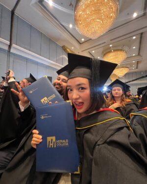 Alisha Rai Instagram - Officially IMBA Graduate 🧿 
My first day at college before admission was guided by my absolute favorite human @budhathokisulav sir and dearest @medhabhattarai who is one of the kindest i have ever met. Being the unexpressive person that i am(which i am still working on) i only said “thank you sir, i am grateful” when in reality, if feelings could speak it would be so much more. I wish our country had more of @budhathokisulav sir, the absolute power house & i am so grateful that i am proudly the Alumni of ING Institude “Herald College” engraved with never giving attitude that comes with ING DNA 🤭. Also, for the 1st time in my life, I enjoyed studying. There was no parrot reading & everything was so practical & fun. I didn’t know academic studies could be fun too. Managing my time for academics was made absolutely easy because of the easy manageable schedules in morning & i could keep the works during the day. No pressure of parrot reading line by line but simply understanding the core of the subject matter with fun filled activities, events, and consistent guidance of tutors. Not even exaggerating, had the best academic experience ever!! Of course, my life is here and there. My personal businesses, shoots, theater in between, my abroad schedules, etc. Thesis was definitely not easy but thanks to my friends & teachers for your constant guidance. I am truly grateful to my parents for always supporting & loving me unconditionally. To all my well wishers, prayers do work🥰 & thank you for always praying and keeping me on your thoughts. Forever in your debt.🥰