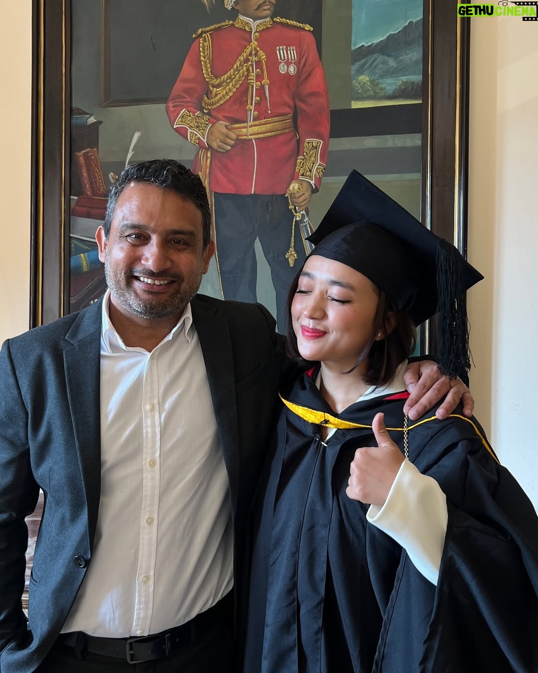 Alisha Rai - 32.3K Likes - Officially IMBA Graduate 🧿 
My first day at college before admission was guided by my absolute favorite human @budhathokisulav sir and dearest @medhabhattarai who is one of the kindest i have ever met. Being the unexpressive person that i am(which i am still working on) i only said “thank you sir, i am grateful” when in reality, if feelings could speak it would be so much more. I wish our country had more of @budhathokisulav sir, the absolute power house & i am so grateful that i am proudly the Alumni of ING Institude “Herald College” engraved with never giving attitude that comes with ING DNA 🤭. Also, for the 1st time in my life, I enjoyed studying. There was no parrot reading & everything was so practical & fun. I didn’t know academic studies could be fun too. Managing my time for academics was made absolutely easy because of the easy manageable schedules in morning & i could keep the works during the day. No pressure of parrot reading line by line but simply understanding the core of the subject matter with fun filled activities, events, and consistent guidance of tutors. Not even exaggerating, had the best academic experience ever!! Of course, my life is here and there. My personal businesses, shoots, theater in between, my abroad schedules, etc. Thesis was definitely not easy but thanks to my friends & teachers for your constant guidance. I am truly grateful to my parents for always supporting & loving me unconditionally. To all my well wishers, prayers do work🥰 & thank you for always praying and keeping me on your thoughts. Forever in your debt.🥰