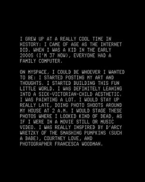 Allison Harvard Instagram - Not many ‘America’s Next Top Model’ contestants got their big break (?) on 4chan. But then again, not many models are @alliharvard. 

For i-D 375, Harvard shares her story of bridging obscure internet and pop culture, motherhood, and being the original e-girl. 

Read more at the link in bio.
