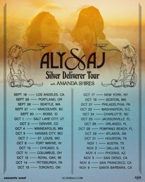 Aly Michalka Instagram - Counting down the days until we hit the road in September! Our friends @iheartradio are giving you another chance at early access to presale tickets ahead of the public on sale next Friday. All you have to do is download the free iHeartRadio app and search Aly & AJ for an exclusive code……..LOVE YOU 🫶