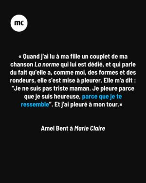 Amel Bent Instagram - Hier encore elle avait 20 ans, et nous faisait lever le poing, en direction de la lune. À bientôt 40 ans, Amel Bent est plus que jamais reconnectée à son public, liée aux femmes de sa génération. Celles qui ont l’âge de comprendre leur mère, de pleurer leur grand-mère, de regarder leurs enfants avec fierté, et leur interminable « to-do » avec une légitime fatigue.
Avec son nouvel album aux thèmes aussi intimes qu’universels, Amel Bent fédère, est écoutée et applaudie partout, des « Flammes » aux ondes de France Inter, jusqu’aux marches du Festival de Cannes. Après une « dépression en claquettes », c’est une femme et une artiste alignée, reconnaissante, qui se confie généreusement à Marie Claire.
« Rencontre avec Amel Bent, à cœur ouvert » : retrouvez l’article en intégralité sur marieclaire.fr
#AmelBent #MinuitUne #DechargeMentale
