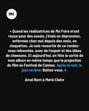 Amel Bent Instagram - Hier encore elle avait 20 ans, et nous faisait lever le poing, en direction de la lune. À bientôt 40 ans, Amel Bent est plus que jamais reconnectée à son public, liée aux femmes de sa génération. Celles qui ont l’âge de comprendre leur mère, de pleurer leur grand-mère, de regarder leurs enfants avec fierté, et leur interminable « to-do » avec une légitime fatigue.
Avec son nouvel album aux thèmes aussi intimes qu’universels, Amel Bent fédère, est écoutée et applaudie partout, des « Flammes » aux ondes de France Inter, jusqu’aux marches du Festival de Cannes. Après une « dépression en claquettes », c’est une femme et une artiste alignée, reconnaissante, qui se confie généreusement à Marie Claire.
« Rencontre avec Amel Bent, à cœur ouvert » : retrouvez l’article en intégralité sur marieclaire.fr
#AmelBent #MinuitUne #DechargeMentale