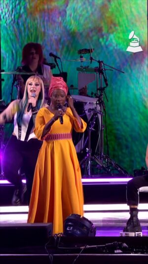Angélique Kidjo Instagram - 💃🏿Excited to join A GRAMMY Salute to @cyndilauper – airing Sunday, October 5 at 8/7c on CBS and streaming on Paramount .💃🏿
@recordingacademy