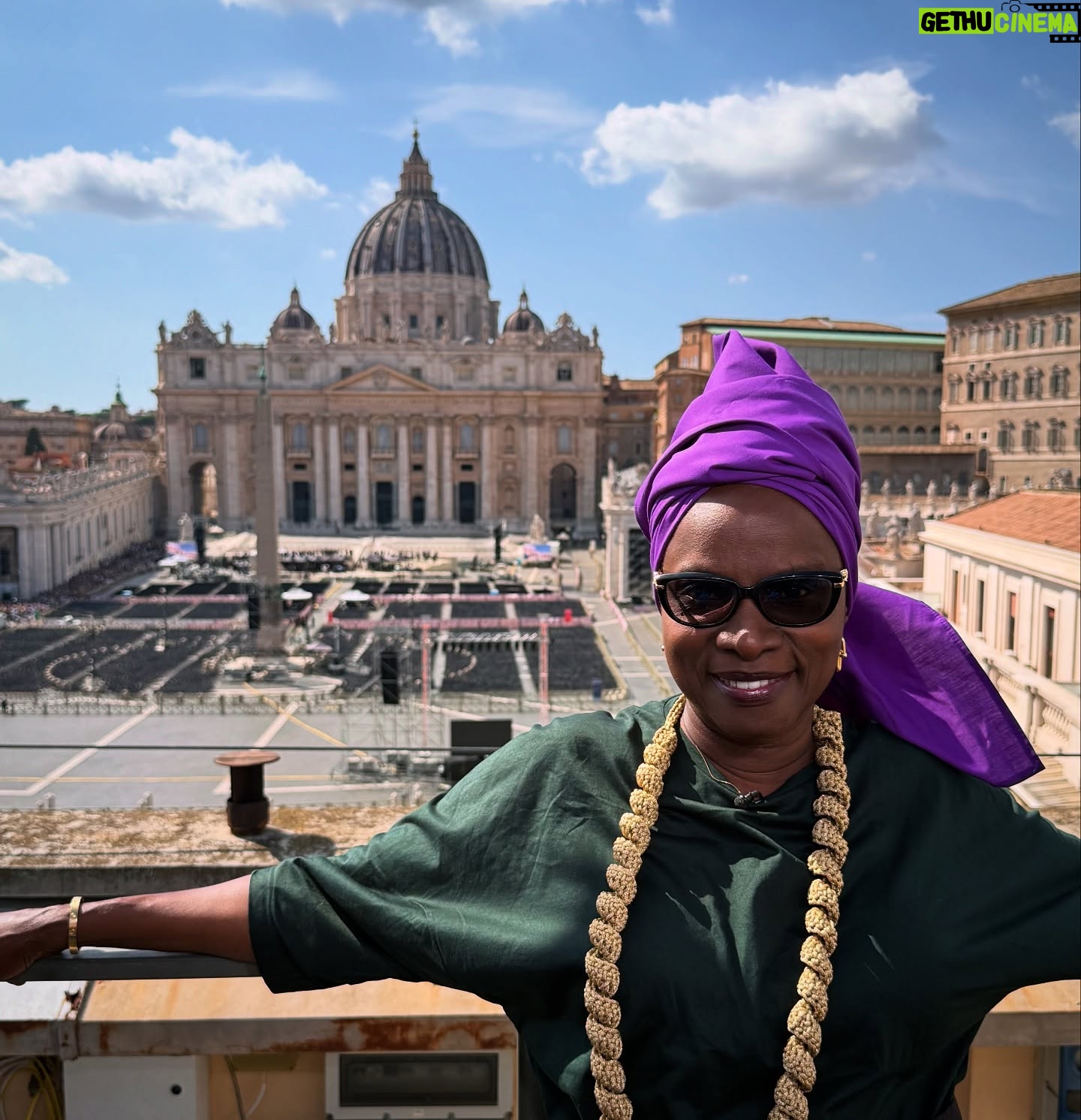Angélique Kidjo - 12.5K Likes - 🕊️ Getting ready for the big Grace For The World concert for Peace tonight 🕊️ directed by @pharrell and @andreabocelliofficial with @johnlegend @iamjhud @karolg @bambam1a and many others!
ST. PETER’S SQUARE IN ROME
9PM CEST
GRACEFORTHEWORLD.LIVE
DOORS AT 6PM,
CONCERT AT 9PM
ATTEND FOR FREE OR STREAM LIVE ON
@disneyplus @hulu 
@abcnewslive